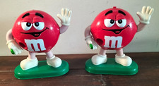 M&M's Dispenser Distributore di Caramelle Set 2 Pezzi Gadget Vintage Anni 90