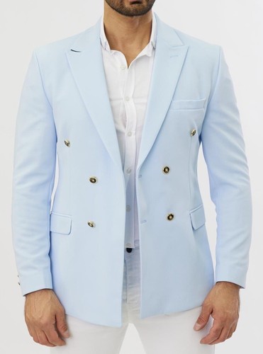 Designer blu doppiopetto - designer,