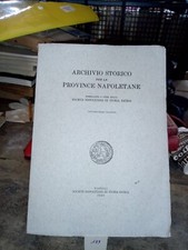 189N ARCHIVIO STORICO PER LE PROVINCE NAPOLITANE -A CURA DELLA SOCIETA' 2008