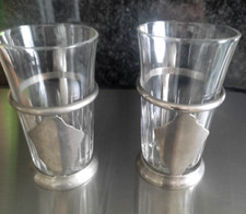 ANTICA COPPIA DI BICCHIERI