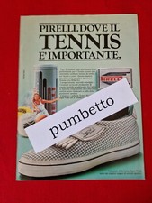 Advertising Italian Pubblicità TENNIS ( 1983 ) PIRELLI Scarpe donna