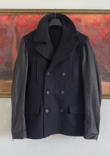 Cappotto pelle lana All Saints