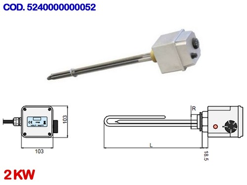 Resistenza elettrica 230v - resistenza,
