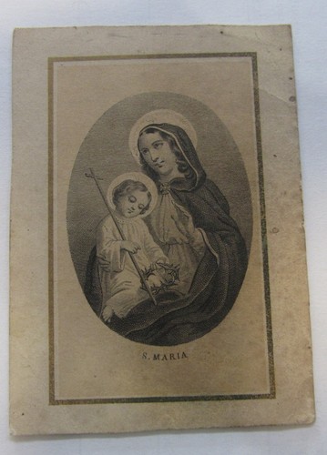 Canivet santino holy card - santino,