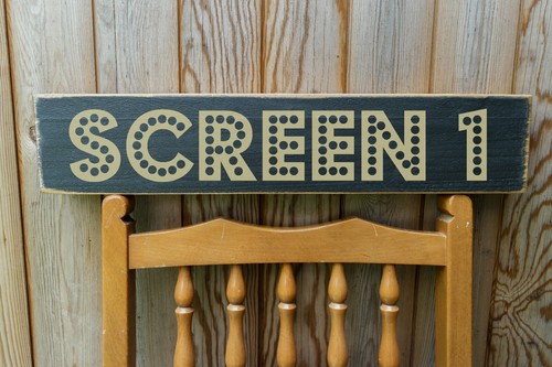 Schermo cinema stile vintage - schermo,