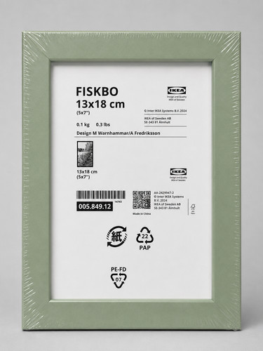 Ikea fiskbo cornice - ikea, grigio