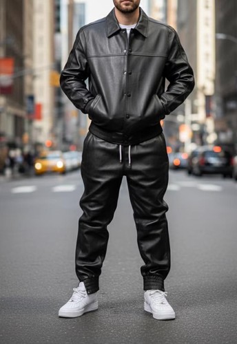 Tuta jogging uomo nera - tuta,