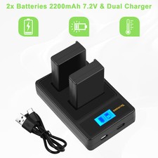 2x EN-EL9 EN-EL9A batteria +