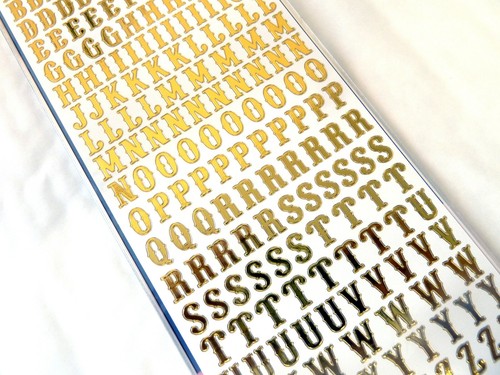 Piccole lettere adesive - adesive, in