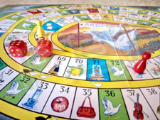 Giochi da Tavolo Tavola di Societa il Gioco dell'Oca MARCA STELLA con Istruzioni