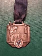 Medaglia Ventennio PNF Moto Club Torino RACI Automobile V Fiera Ciclo Motociclo 