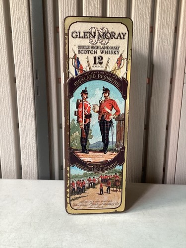 Vintage glen moray whisky tin - moray,