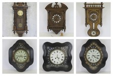 6 OROLOGI DA PARETE ANTICHI