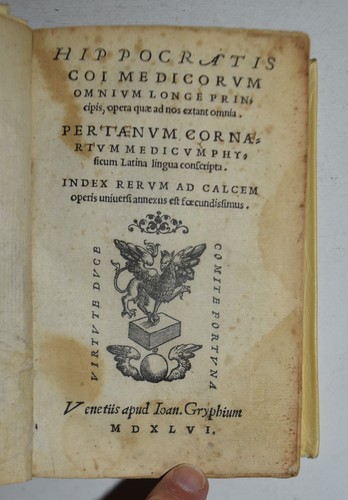 Ippocrate ediz 1546 - ediz., –
