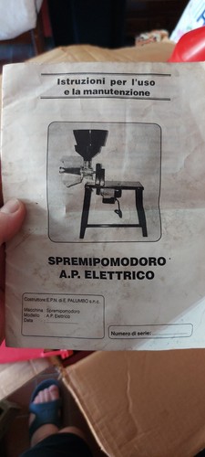 Passapomodoro elettrico - passapomodoro,