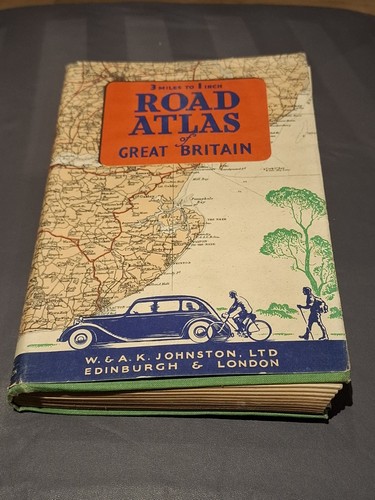 Road atlas great britain - of,