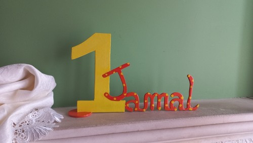 Nomi legno cake topper - cake,