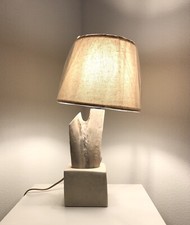 Lampada Abat-jour Con Legno