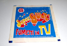 BUSTINA PIENA FIGURINE  SUPERGULP  FUMETTI IN TV  NO UOMO RAGNO EDIZIONI LAMPO
