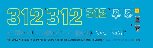 Decalcomanie peddinghaus 16 - peddinghaus, 1/16