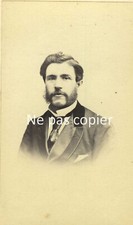 Homme vers 1870 cdv - homme, leon