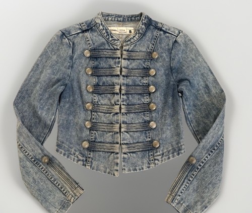 Giacca fascia militare denim