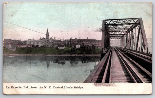 Cartolina lafayette indiana - lafayette,
