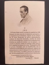 carta sacra reliquia santino