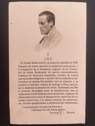 Carta sacra reliquia - carta, santino