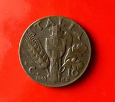 10 CENTESIMI 1942 ERRORE -