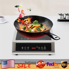 Piano Cottura Elettrico Commerciale Induzione Un Fuoco Piano Cottura Elettrico Touch 110V