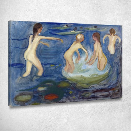 Ragazze bagno edvard munch - bagno,