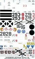 TAURO MODEL TM48/559 INSEGNE REGIA AERONAUTICA S.M.79, G.50, C.R.42, Ba.65 1:48