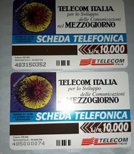 Coppia schede telefoniche - coppia,