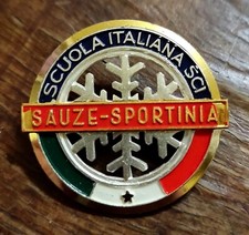 SPILLA SCUOLA ITALIANA SCI - SAUZE SPORTINIA - Bertoni - Leggere descrizione 