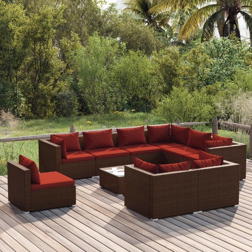 Set salotto polyrattan pz - salotto,