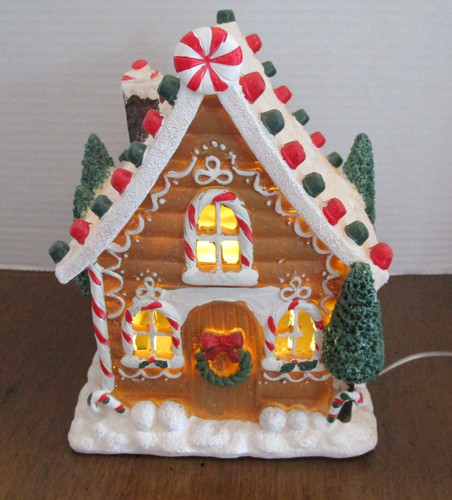 Lighted gingerbread - 8",