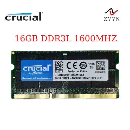 For crucial 16gb ddr3l - crucial, 1600