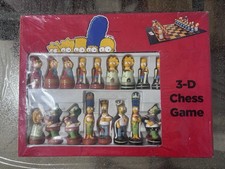 Scacchiera 3D The Simpsons Ufficiale  Edizione 2011 Sigillata