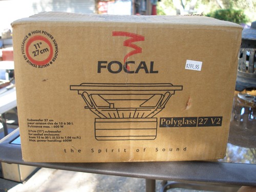 Focal subwoofer 11in 27v2 - focal, 11in.