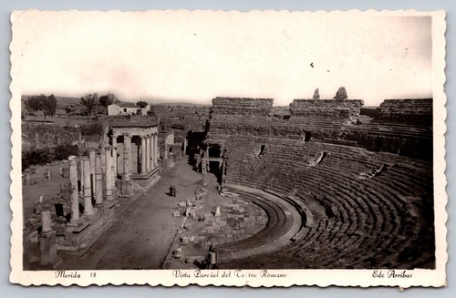 Cartolina epoca rppc merida - cartolina, d'epoca