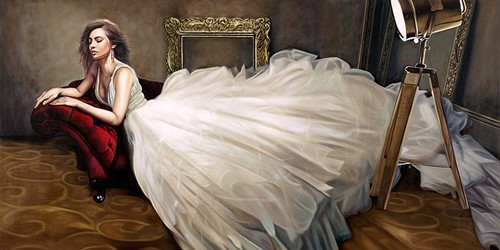 Quadro donna sposa - donna,