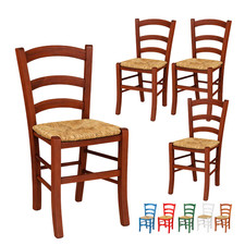 [6 COLORI] Set 4 Sedie Cucina