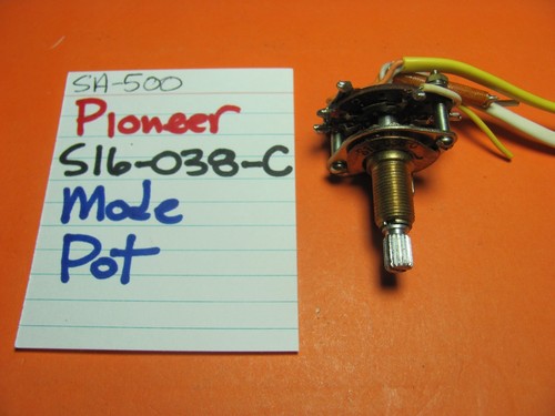 Pioneer s16 038 - s16-038-c, mode