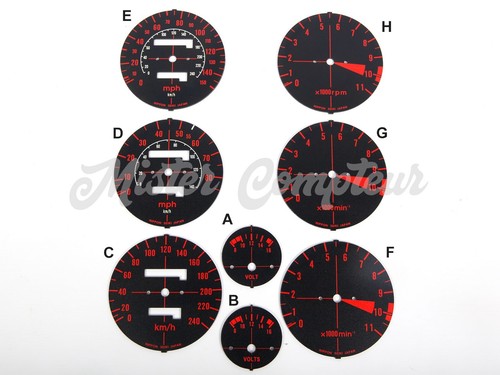 Kit fonds compteur - kit, compteur/cadrans