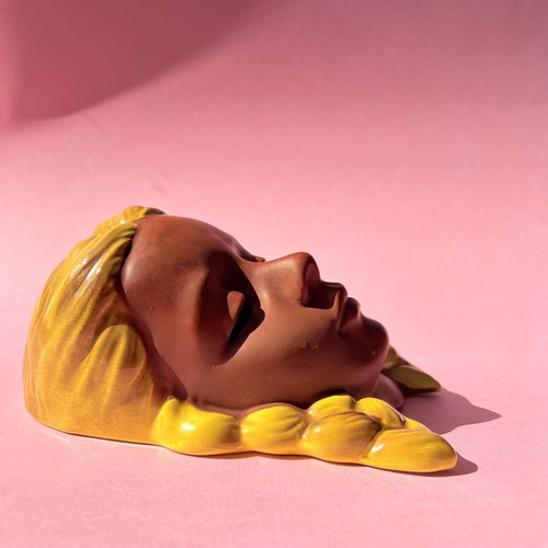 Maschera parete ceramica - parete, in