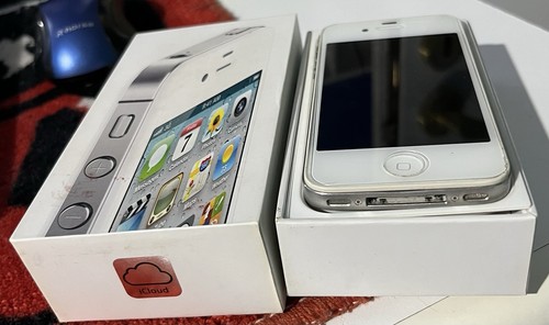 Iphone bianco con scatola - bianco,