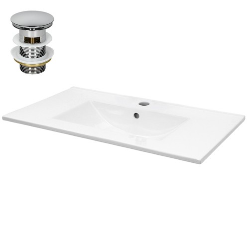 Lavandino ceramica con - , piletta