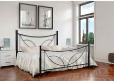 LETTO FERRO BATTUTO TULIPANO