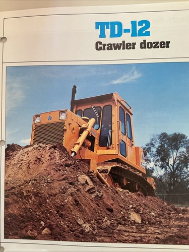 1984 crawler dozer - td-12,